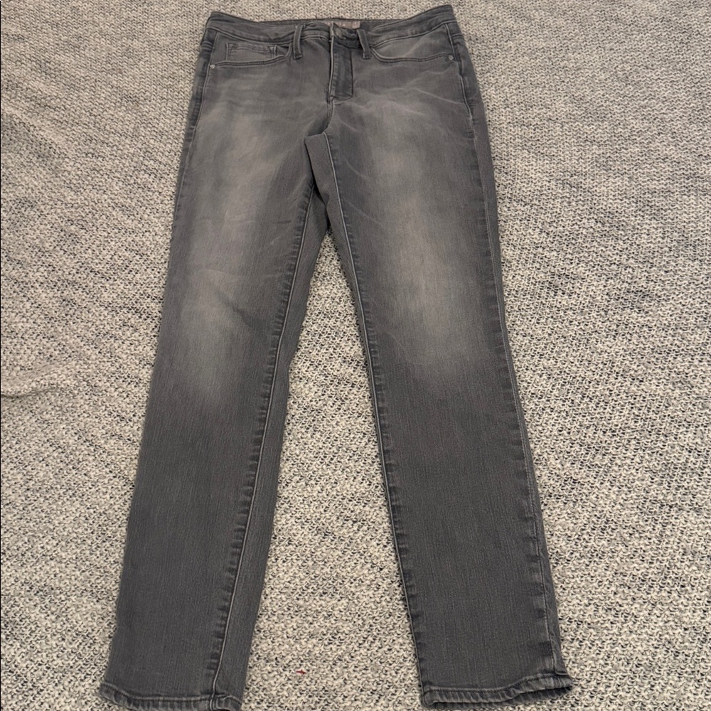Athleta Sculpttek Gray Skinny Jeans – Size 6